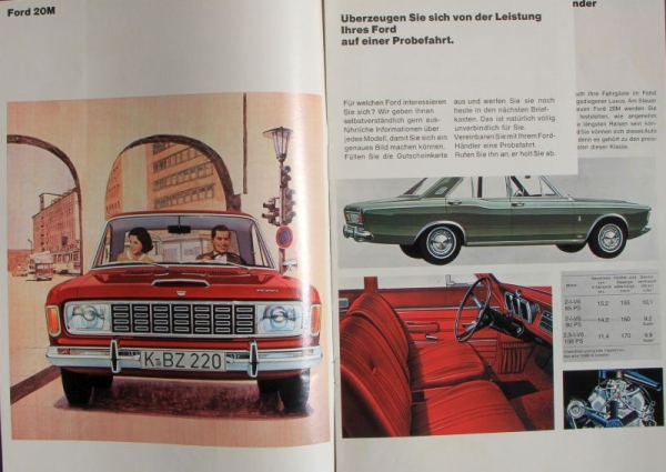 Ford Modelprogram 1968 Carbrochure (4054)